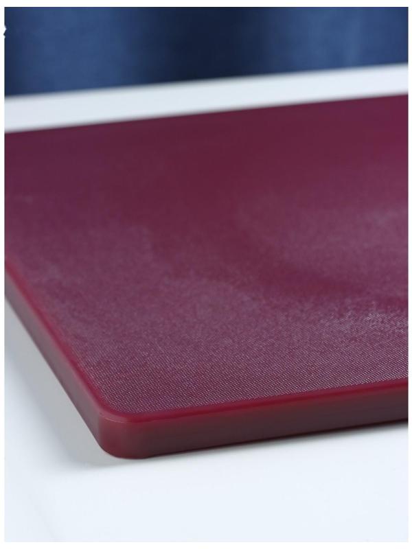 Доска профессиональная разделочная, 60×40 см, толщина 1,8 см, цвет коричневый