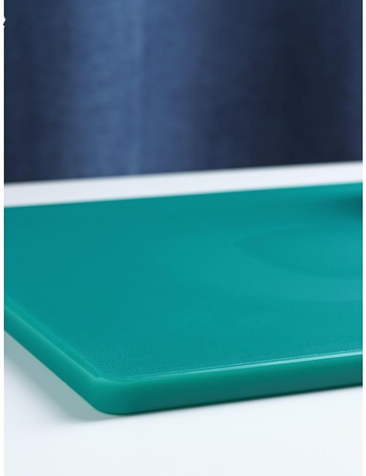 Доска профессиональная разделочная, 50×35×1,8 см, цвет зелёный