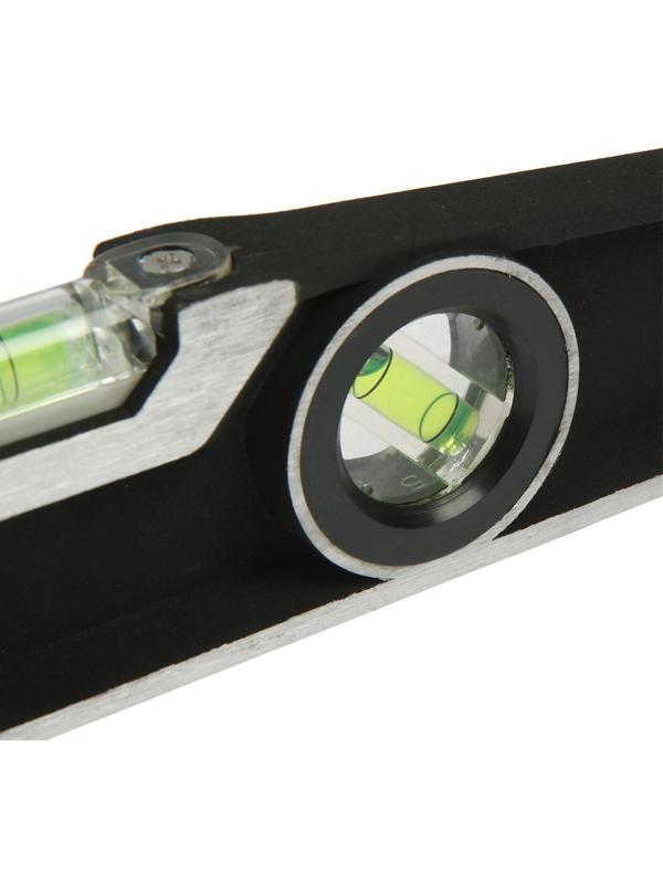 Уровень алюминиевый трапециевидный ТУНДРА PRO, фрезерованный, 3 глазка, 600 мм