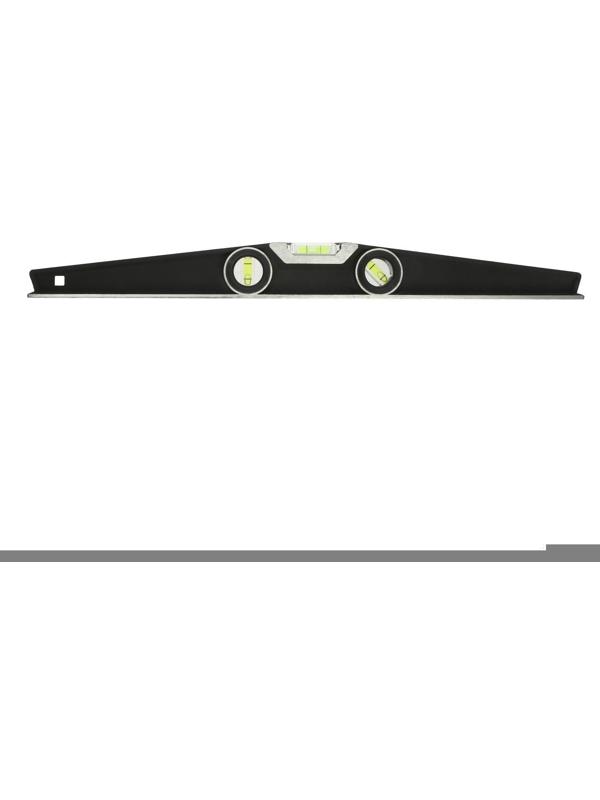 Уровень алюминиевый трапециевидный ТУНДРА PRO, фрезерованный, 3 глазка, 600 мм