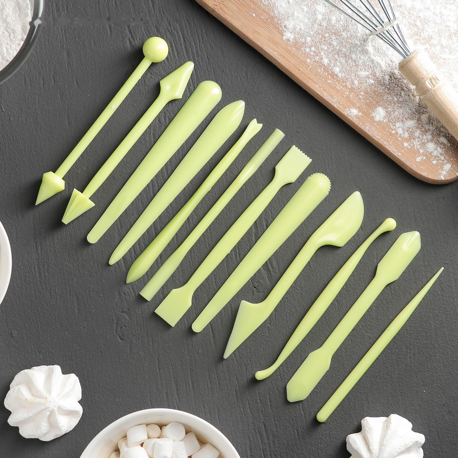 Набор для моделирования кондитерских украшений Доляна, 12 шт, цвет МИКС