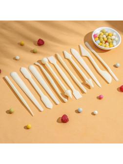 Набор для моделирования кондитерских украшений Доляна, 12 шт, цвет МИКС