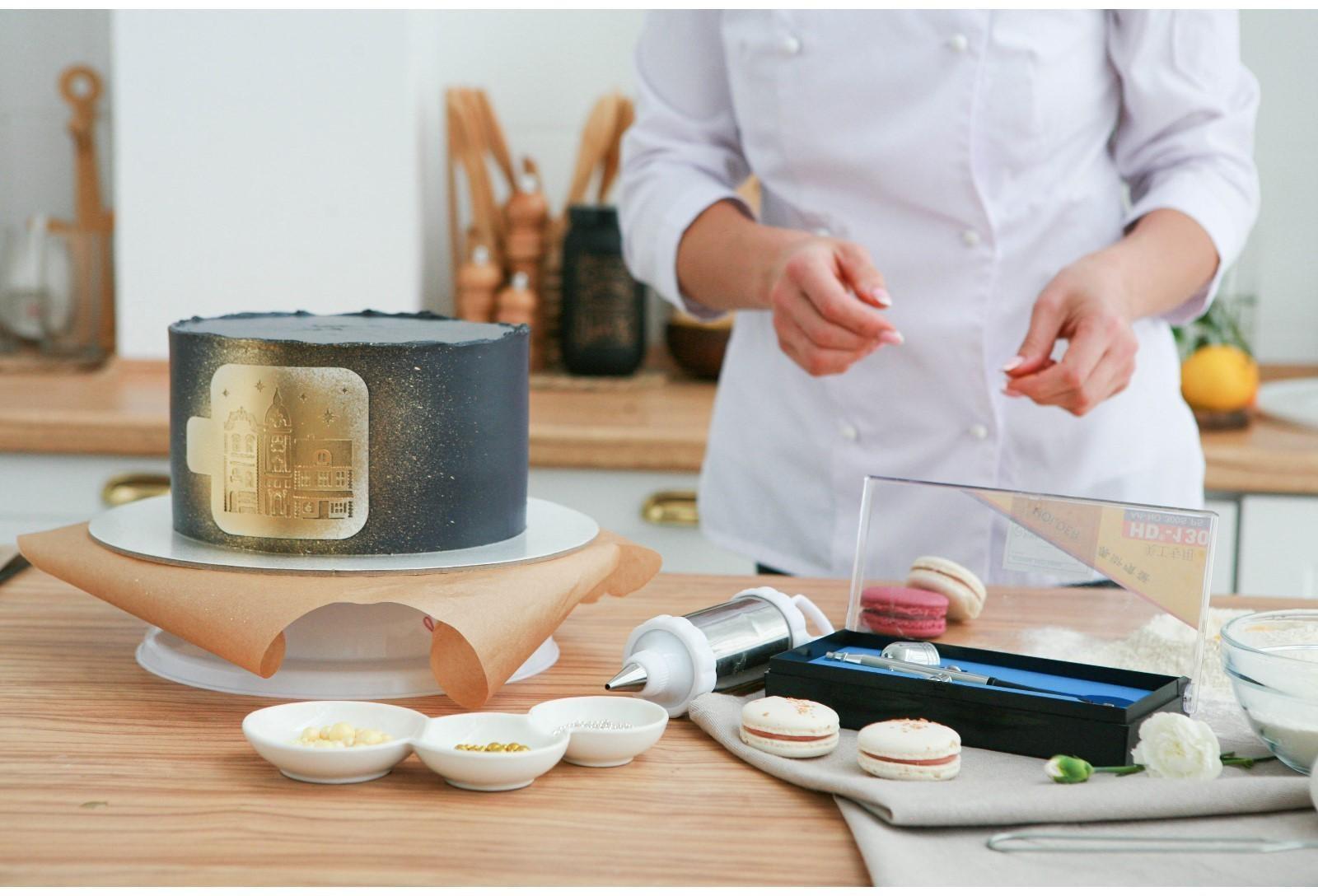 Подставка для торта вращающаяся Доляна, 27,5×7 см