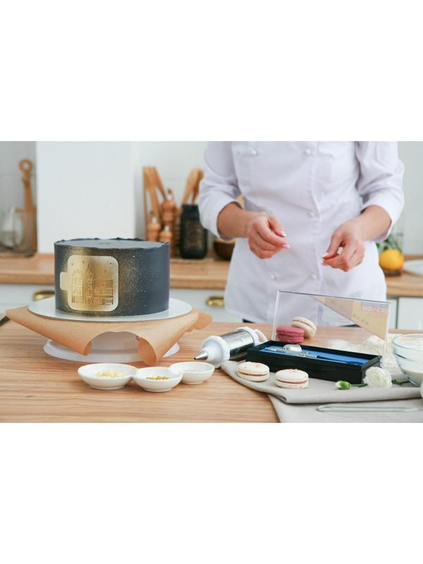 Подставка для торта вращающаяся Доляна, 27,5×7 см