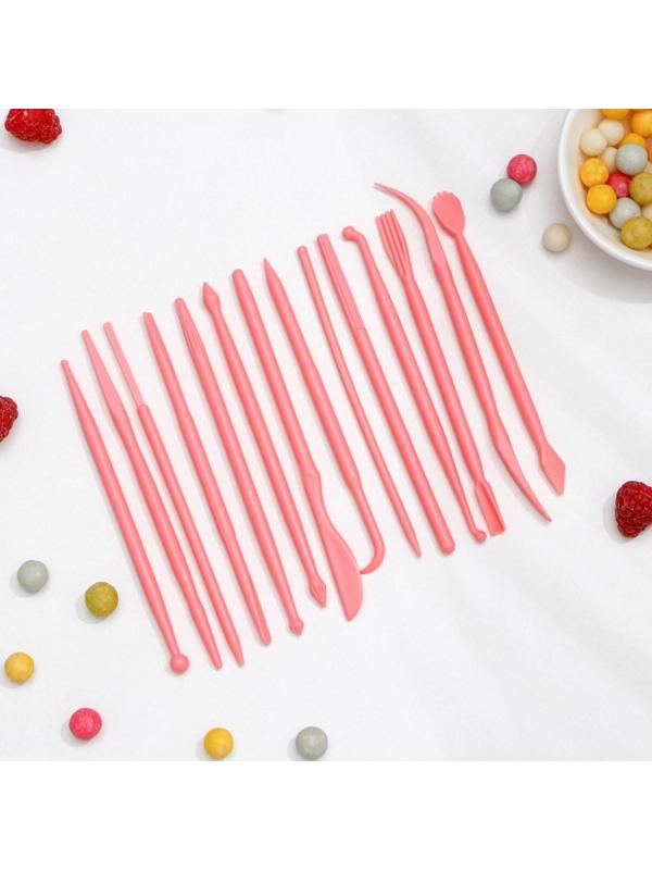 Набор для моделирования кондитерских украшений Доляна, 14 шт, 12×0,5 см, цвет МИКС