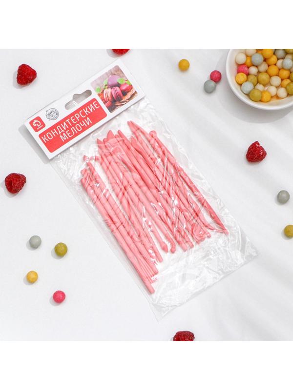 Набор для моделирования кондитерских украшений Доляна, 14 шт, 12×0,5 см, цвет МИКС