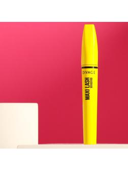 Тушь для ресниц Divage 90х60х90 Maxi № 9101 экстремальный объем и эффект накладных ресниц, черная, 10 мл