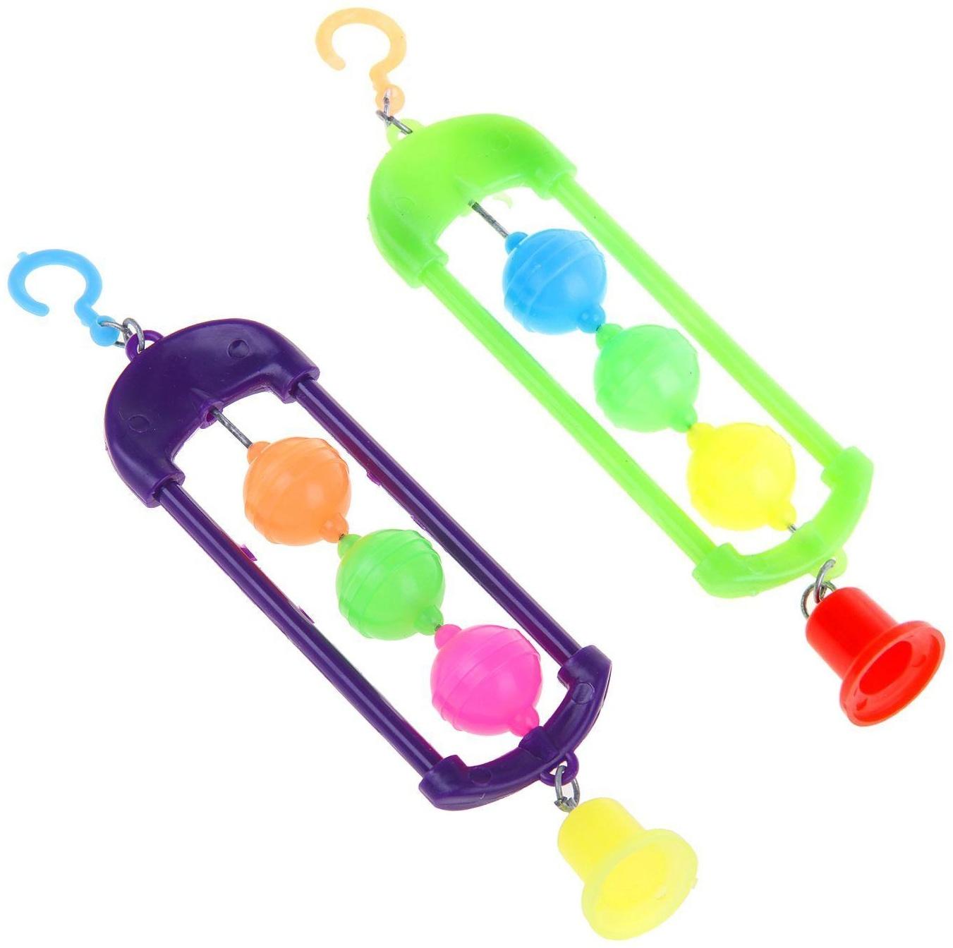 Игрушка для птиц светофор   микс цветов