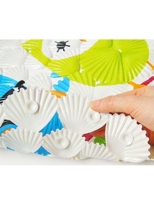 SPA-коврик для ванны на присосках Доляна «Совы», 37×67 см