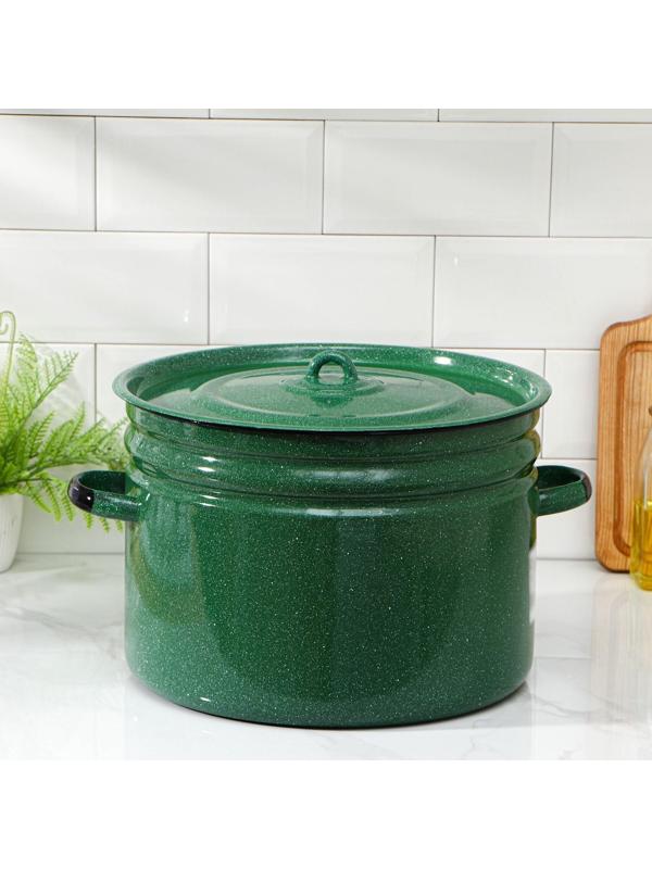 Бак эмалированный, 18 л, индукция, цвет МИКС