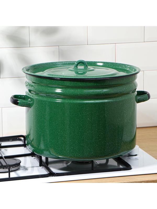 Бак эмалированный, 18 л, индукция, цвет МИКС