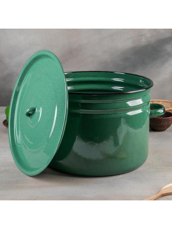 Бак эмалированный, 18 л, индукция, цвет МИКС