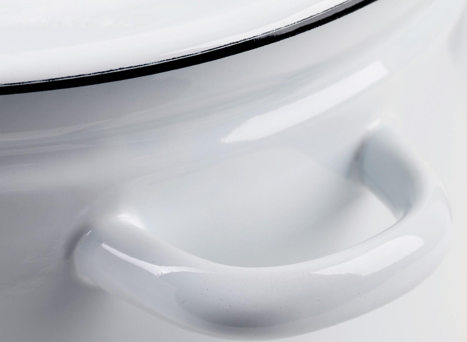 Кастрюля без деколи, 7 л, индукция, цвет МИКС