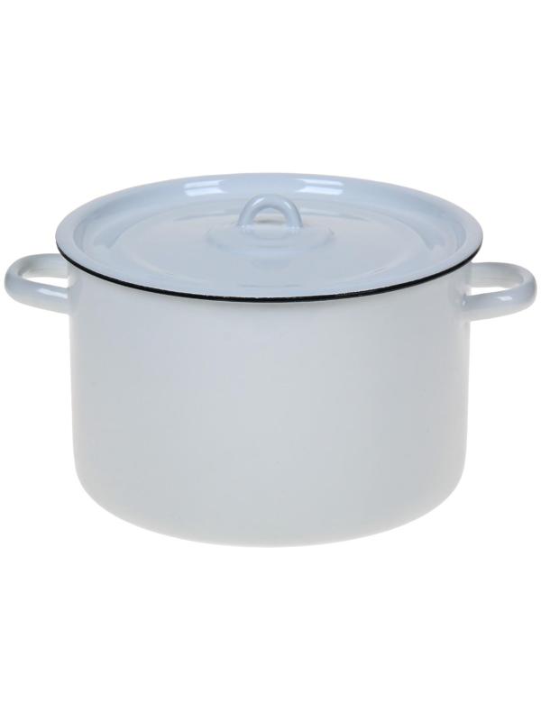 Кастрюля без деколи, 7 л, индукция, цвет МИКС