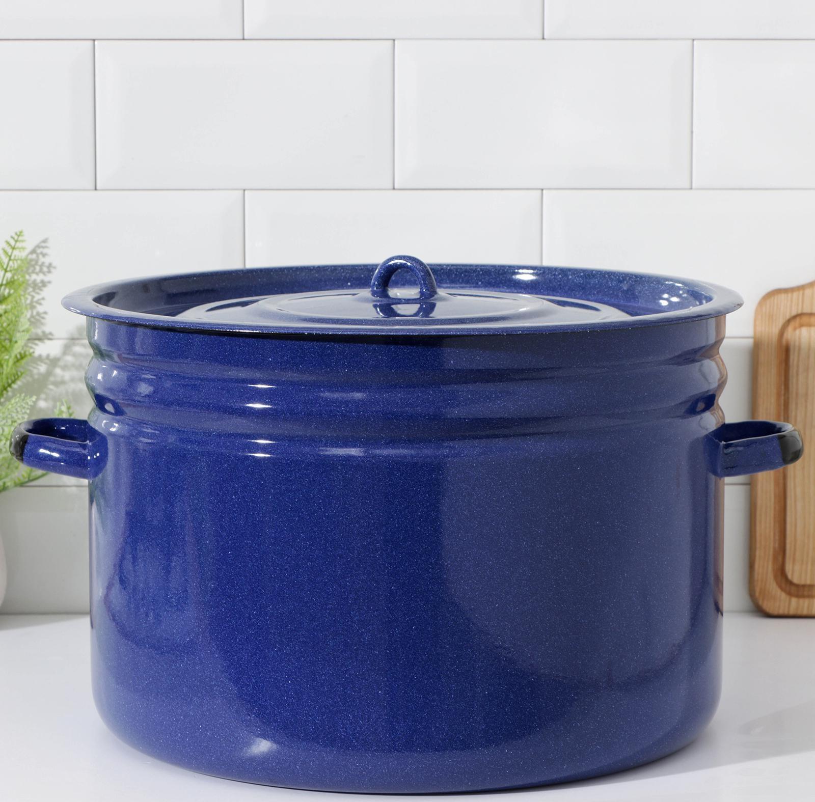 Бак эмалированный, 24 л, индукция, цвет МИКС