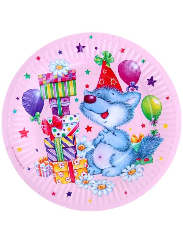 Тарелка одноразовая с ламинацией 