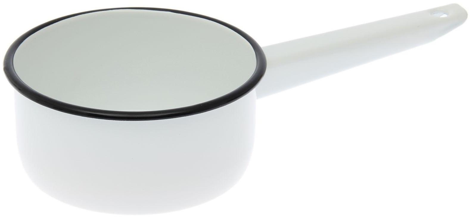 Ковш, 1 л, металлическая ручка, индукция, цвет МИКС