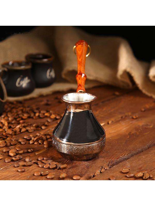 Турка для кофе медная