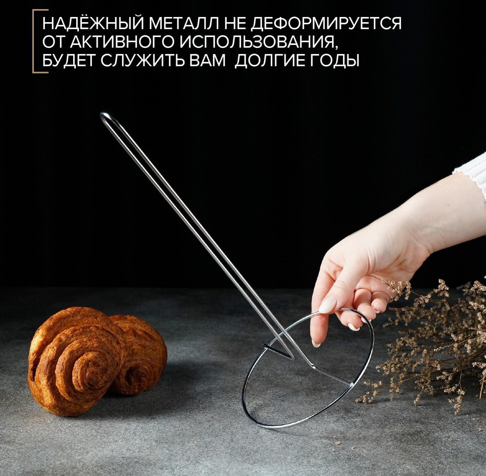 Подставка под бумажные полотенца Доляна, 13,5×13,5×28 см, цвет хром