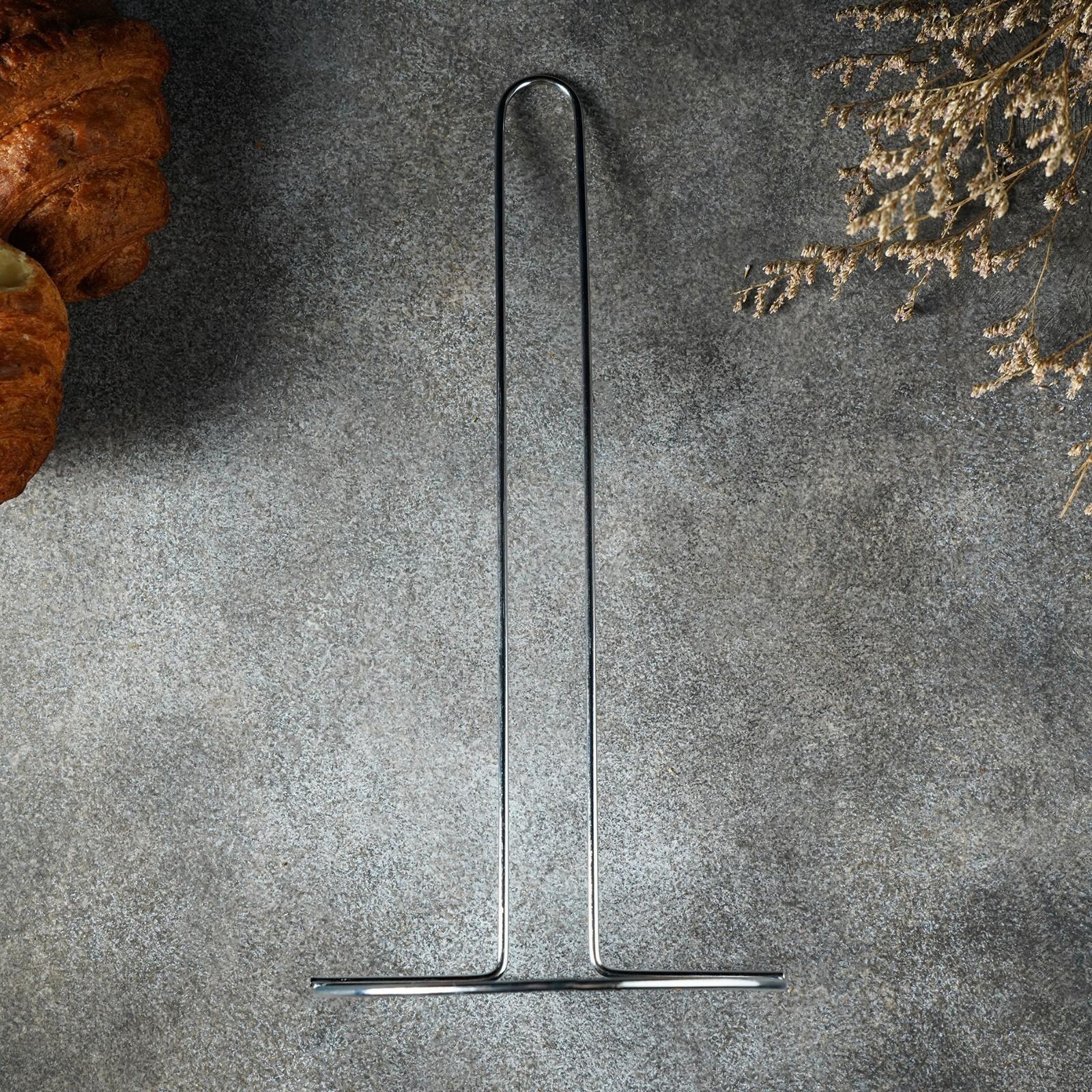 Подставка под бумажные полотенца Доляна, 13,5×13,5×28 см, цвет хром