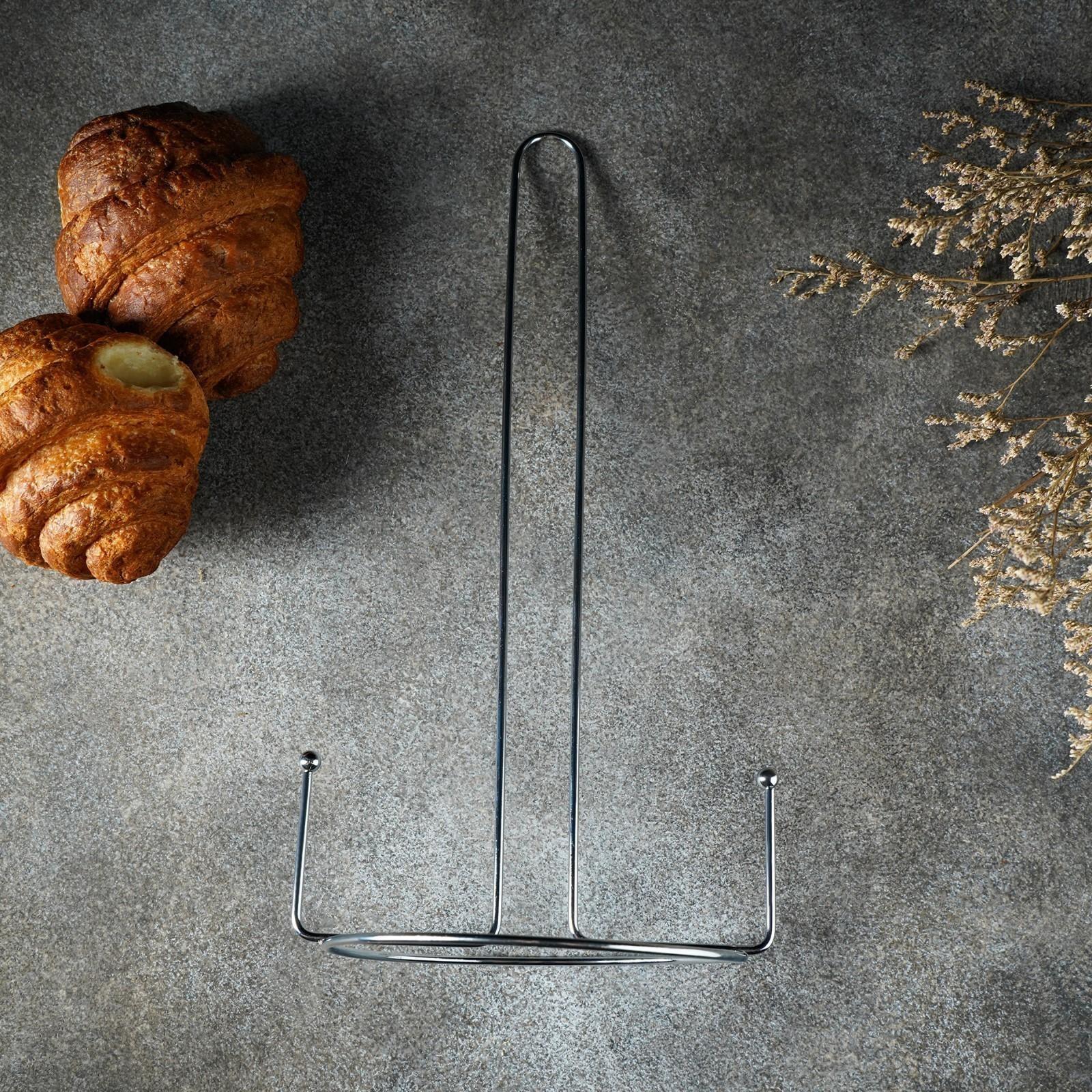 Подставка под бумажные полотенца Доляна, 16×13,5×28 см, цвет хром