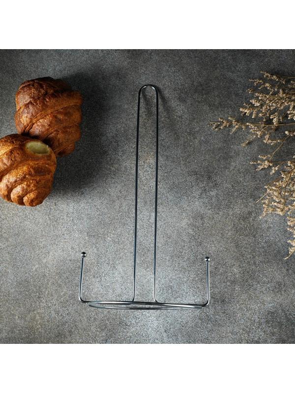 Подставка под бумажные полотенца Доляна, 16×13,5×28 см, цвет хром