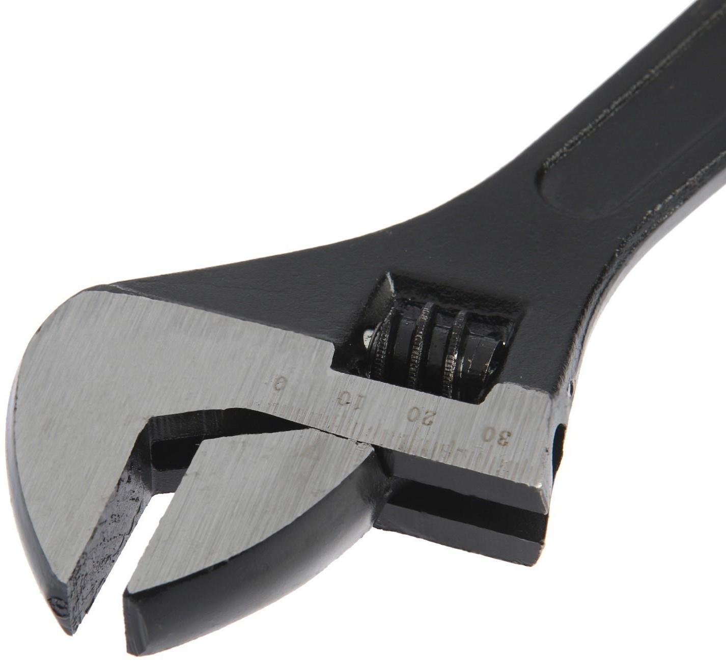 Ключ разводной ТУНДРА, фосфатированный, 300 мм