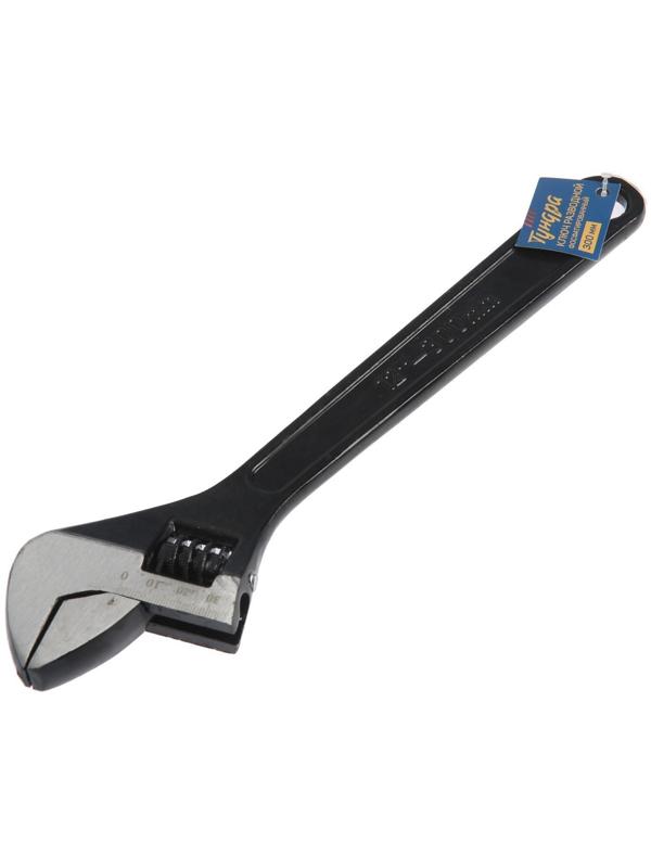 Ключ разводной ТУНДРА, фосфатированный, 300 мм