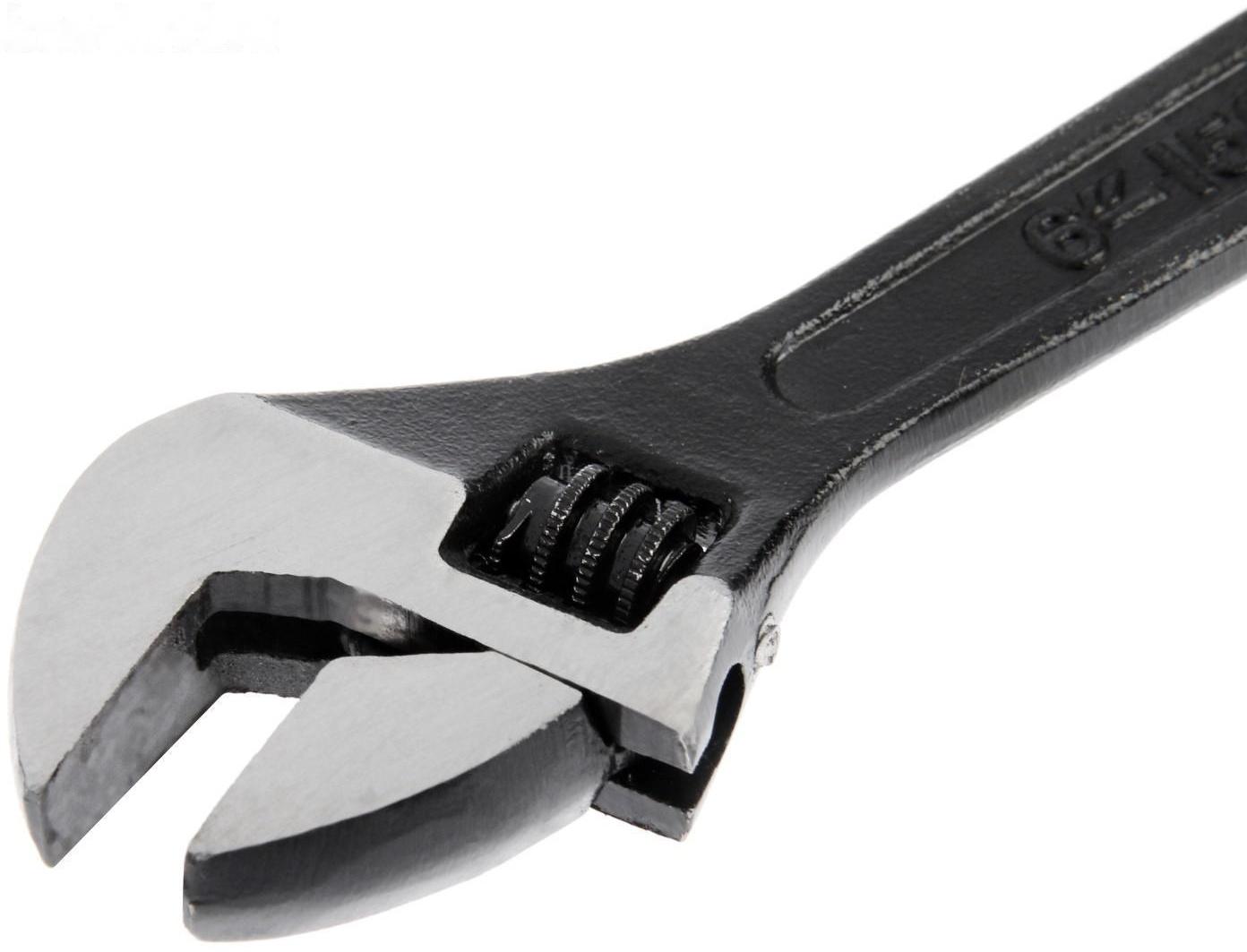 Ключ разводной ТУНДРА, фосфатированный, 150 мм