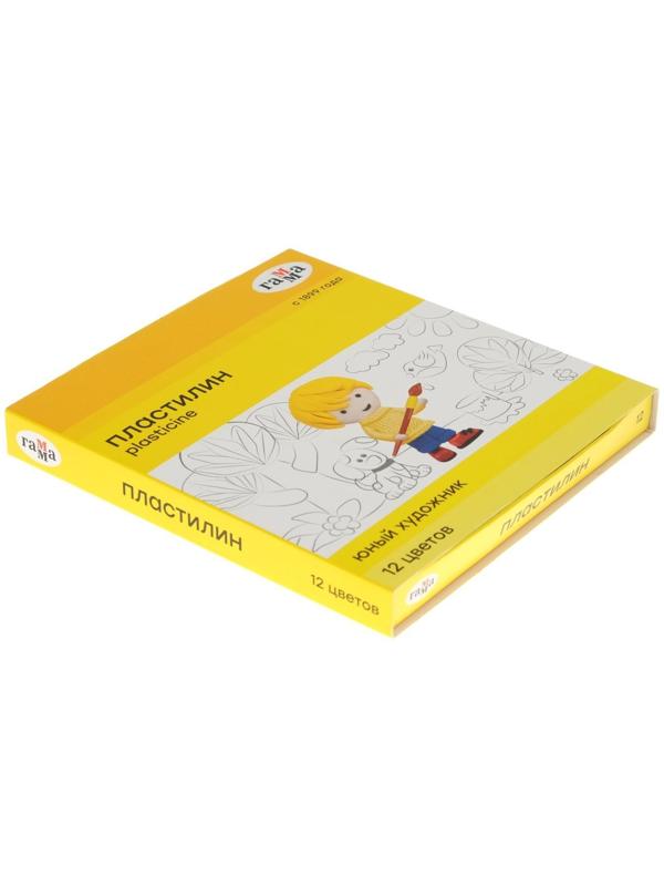 Пластилин 12 цветов 168 г, 