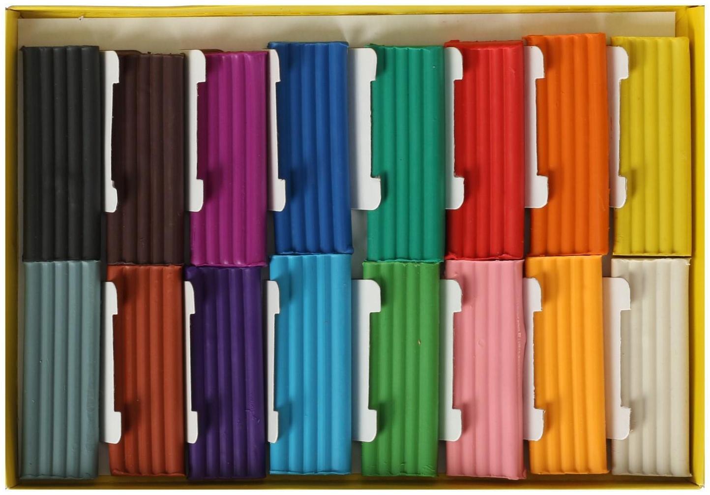 Пластилин 16 цветов 224 г, 