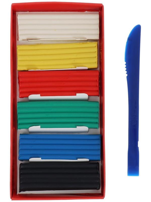 Пластилин 6 цветов 120 г, 