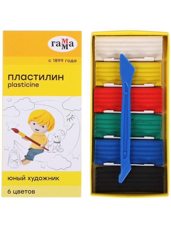 Пластилин 6 цветов 84 г, 