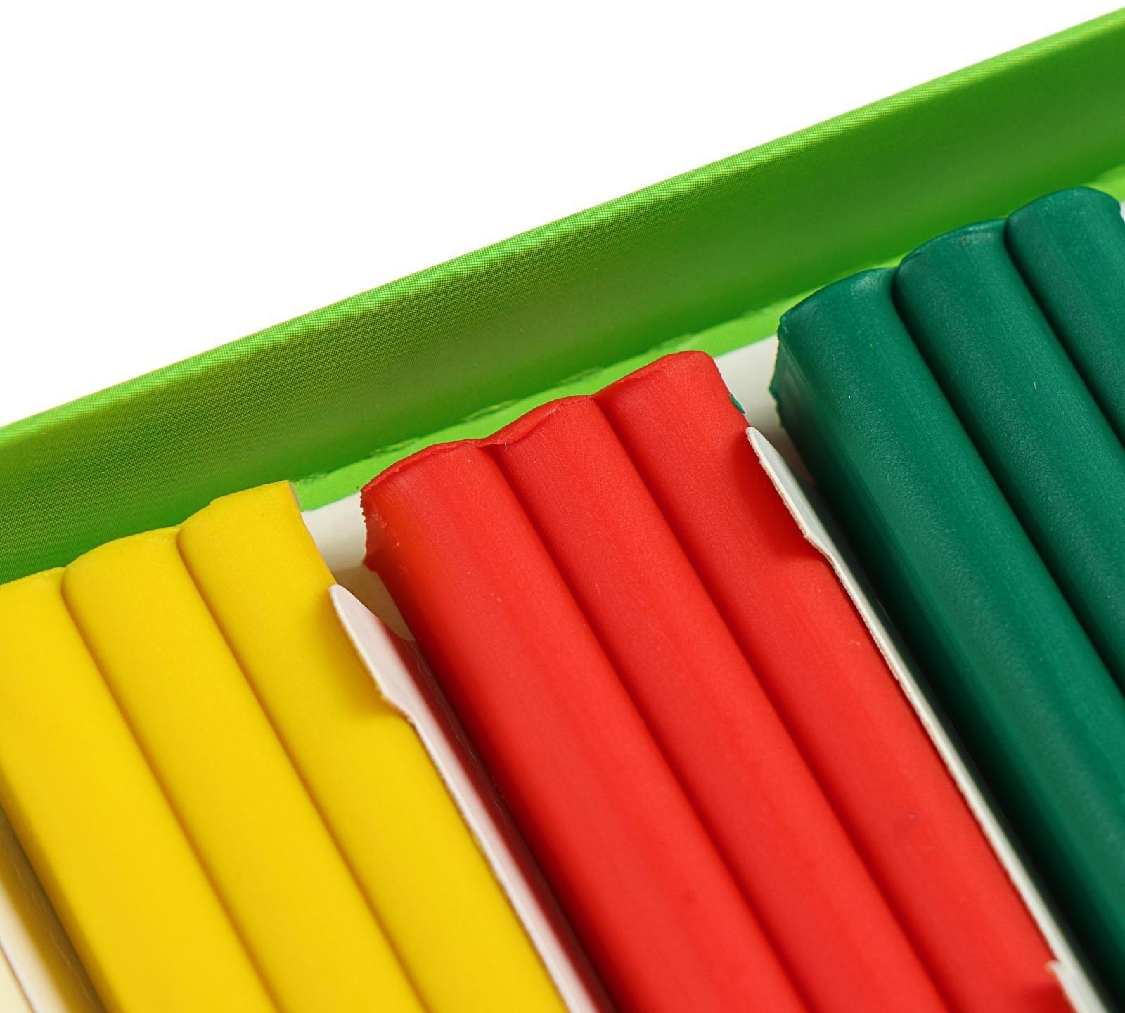 Пластилин мягкий (восковой), 6 цветов, 90 г, Гамма 