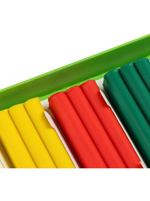 Пластилин мягкий (восковой), 6 цветов, 90 г, Гамма 