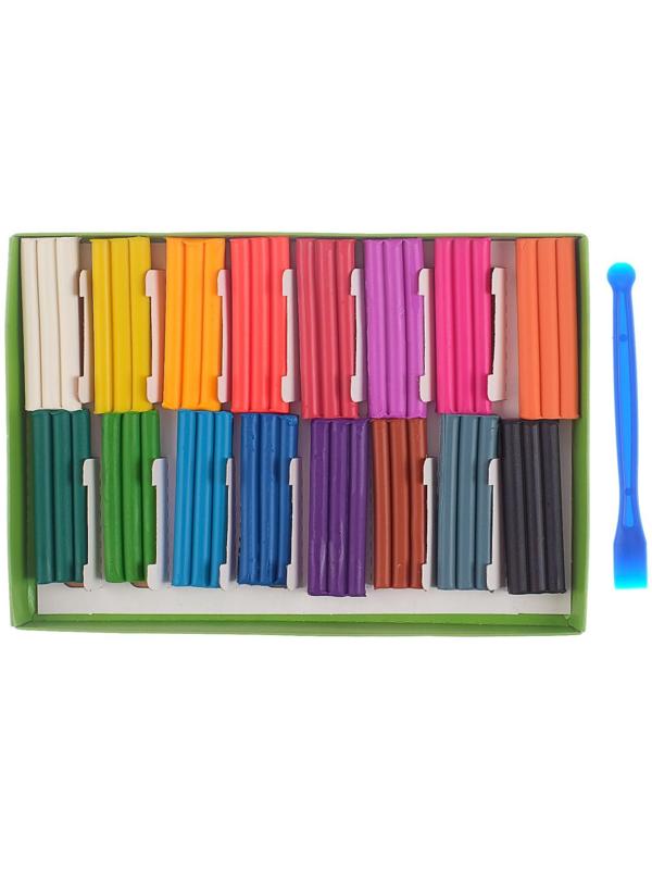 Пластилин мягкий (восковой), 16 цветов, 196 г, Гамма 