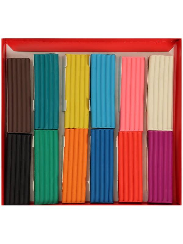 Пластилин 12 цветов 240 г, 