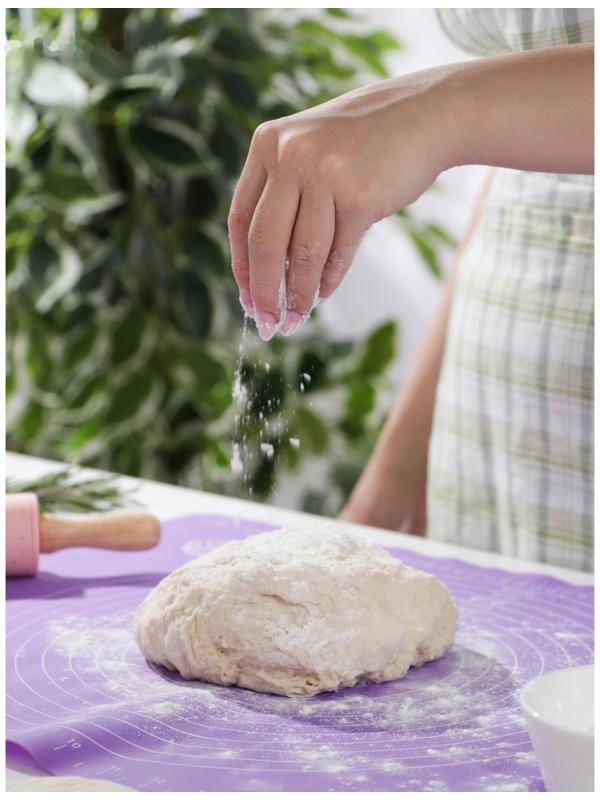 Коврик с разлиновкой силиконовый Доляна «Эрме», 50×40 см, цвет МИКС