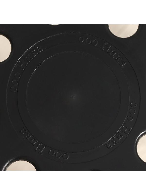 Табурет с пластмассовым сиденьем, цвет черный