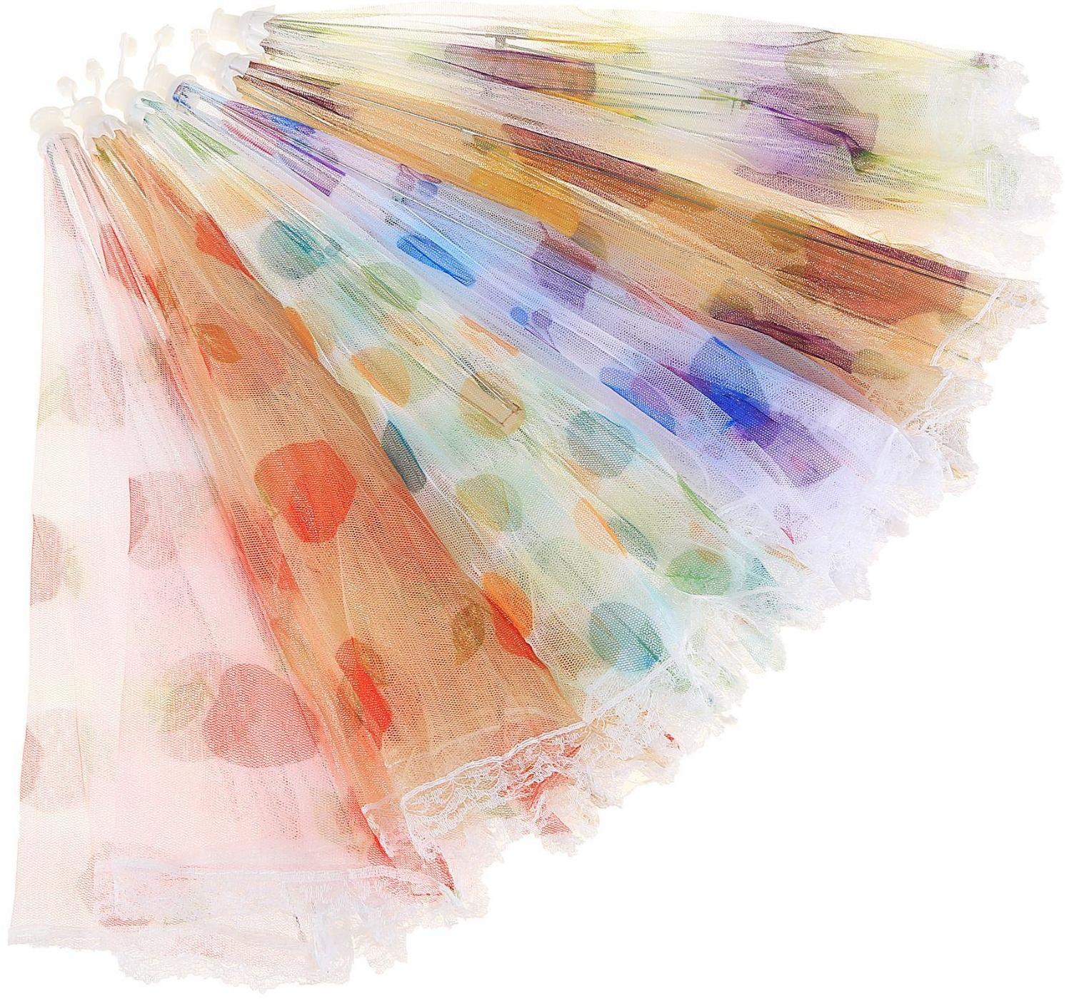 Сетка для продуктов защитная «Зонтик», 70×70 см, цвет МИКС