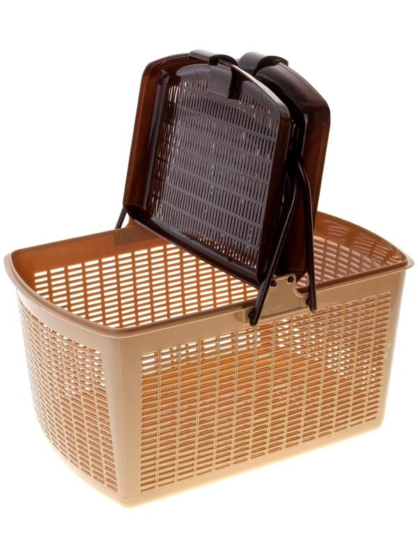 Корзина 47х36х27,5 см, коричневая