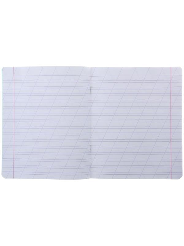 Тетрадь 12 листов косая линейка 