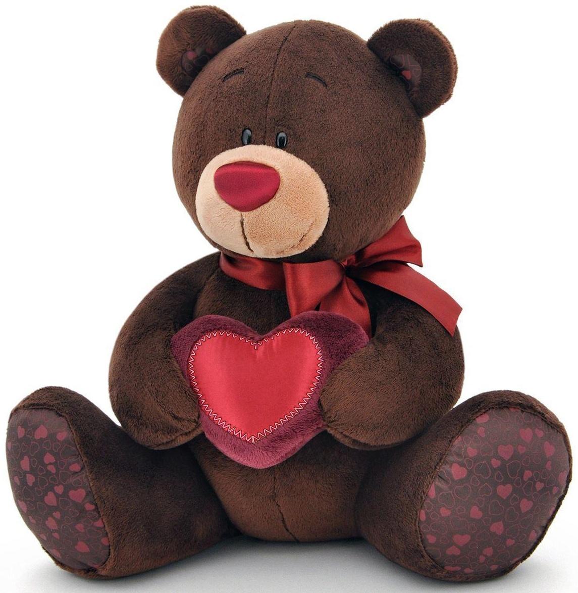 Мягкая игрушка Choco, с сердцем