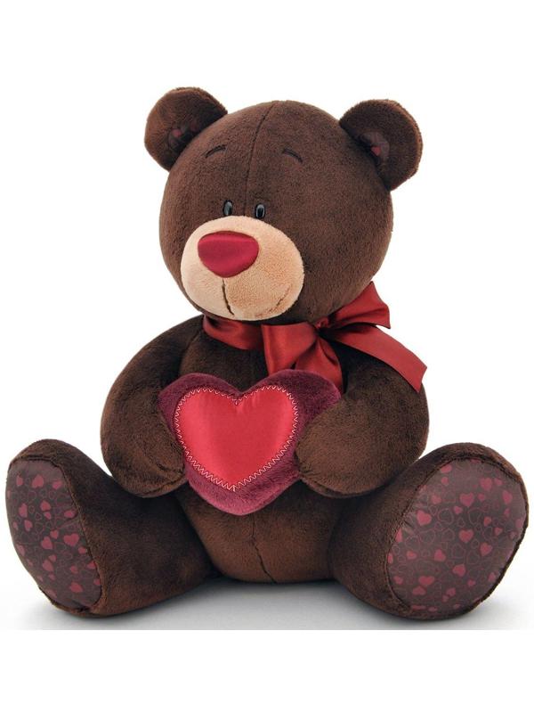 Мягкая игрушка Choco, с сердцем