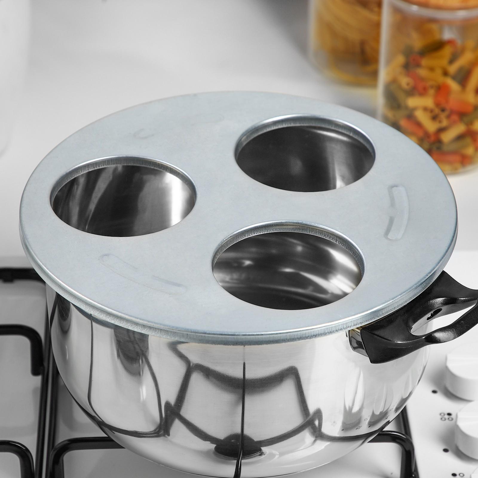 Приспособление для фиксации стеклянных банок при стерилизации, d (отверстия)= 82 мм