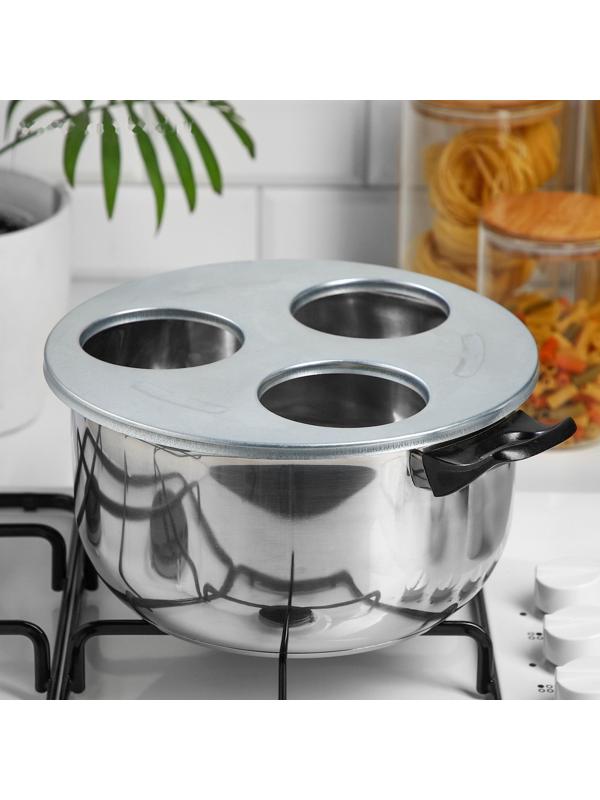 Приспособление для фиксации стеклянных банок при стерилизации, d (отверстия)= 82 мм