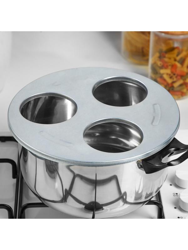 Приспособление для фиксации стеклянных банок при стерилизации, d (отверстия)= 82 мм