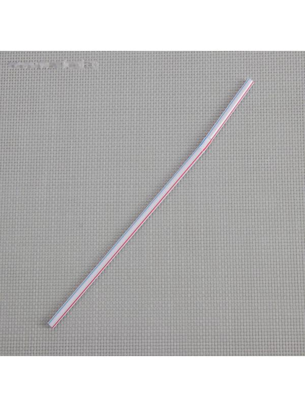 Набор трубочек одноразовых для коктейля Доляна, 0,5×21 см, 50 шт, с гофрой, в полоску