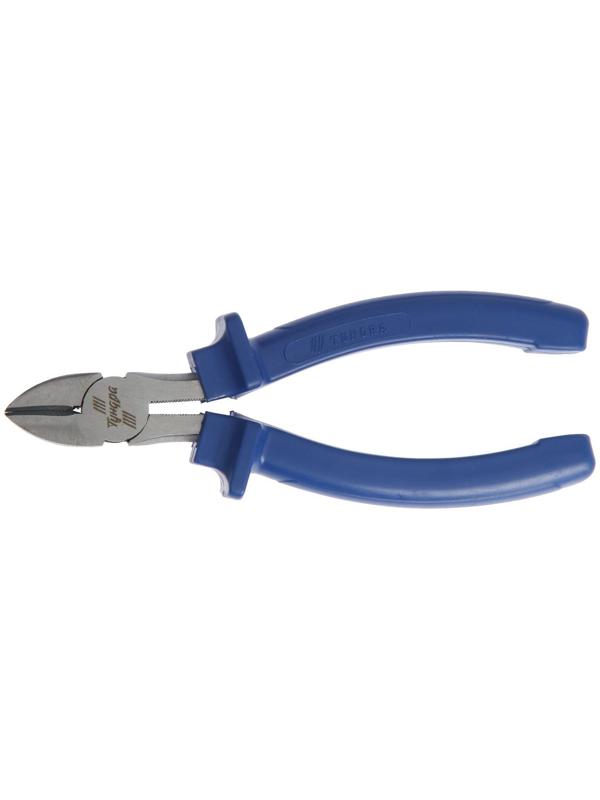 Бокорезы ТУНДРА, CrV, шлифованные, пластиковые рукоятки, 160 мм