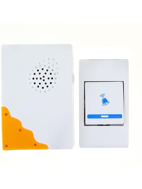 Звонок Luazon LZDV-02, беспроводной, 2хAА (не в комплекте), LR23A, МИКС